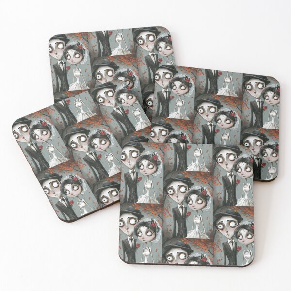 Item preview, Gothic Wedding Couple, Melancholic Artistic Wedding Illustrations designed and sold by Piotrek0001.