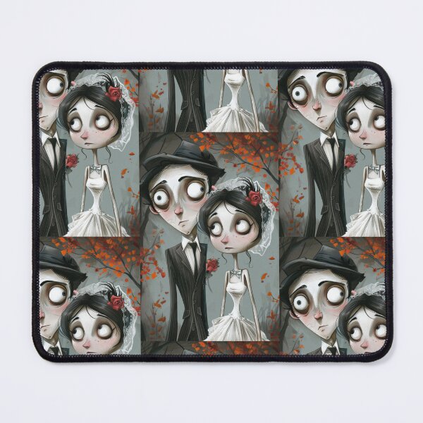 Item preview, Gothic Wedding Couple, Melancholic Artistic Wedding Illustrations designed and sold by Piotrek0001.