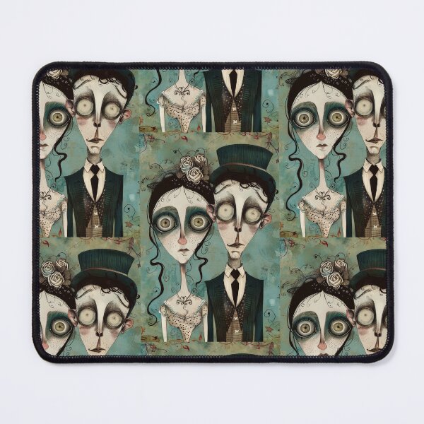 Item preview, Gothic Wedding Couple, Melancholic Artistic Wedding Illustrations designed and sold by Piotrek0001.