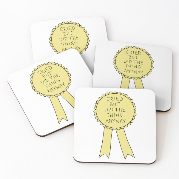 Item preview, cried but did the thing anyway sticker designed and sold by pallakspov.