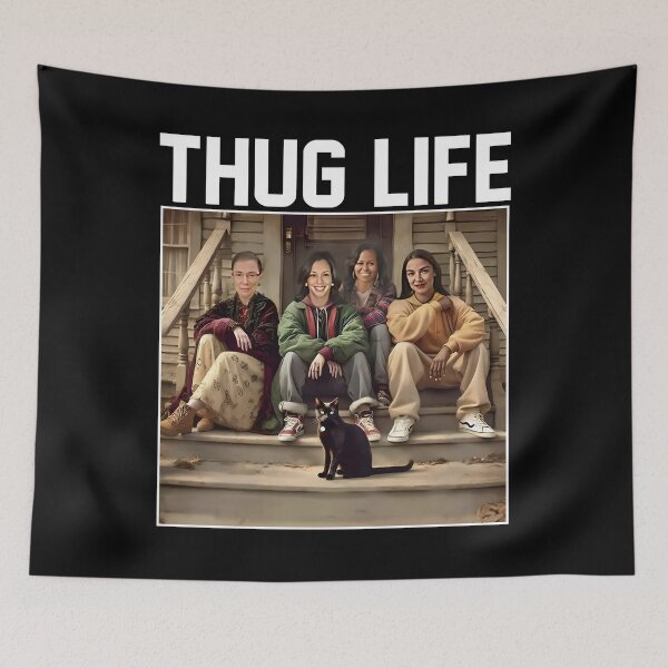 Item preview, Thug Life Kamala Harris Feminist - Harris Walz, Kamala Harris 2024 designed and sold by Miarsabhoul.