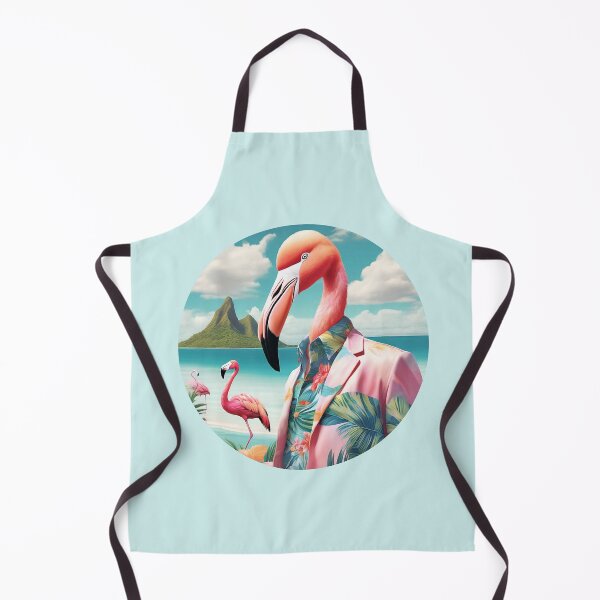Item preview, Flamingo Paradise: Surreal Tropical Vibes Art Print & Apparel designed and sold by Vin  Zzep.