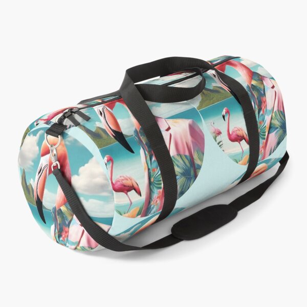 Item preview, Flamingo Paradise: Surreal Tropical Vibes Art Print & Apparel designed and sold by Vin  Zzep.