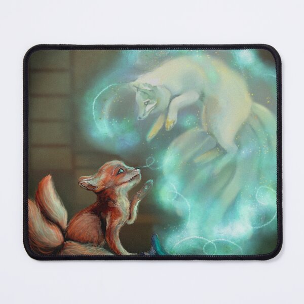 Item preview, Kitsune fox summoning ancient spirit full picture designed and sold by SaskiaFranken.