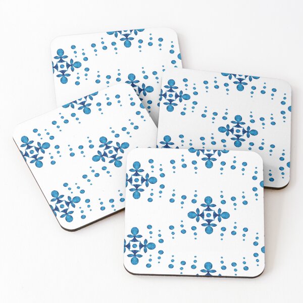 Item preview, Byzantine style Cross, Blue on white background designed and sold by Alex  Blud.