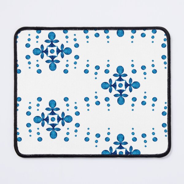 Item preview, Byzantine style Cross, Blue on white background designed and sold by Alex Blud.