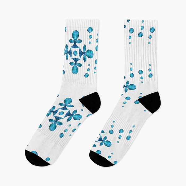 Item preview, Byzantine style Cross, Light Blue on White Background designed and sold by Alex  Blud.