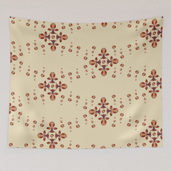 Item preview, Byzantine style Cross, Brown on yellow background designed and sold by Alex  Blud.