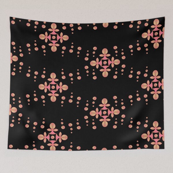 Item preview, Byzantine style Cross, Yellow-pink on a black background designed and sold by Alex  Blud.