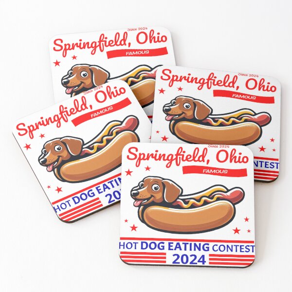 Item preview, Springfield Ohio hot Dog eating contest designed and sold by teeandsympathy.
