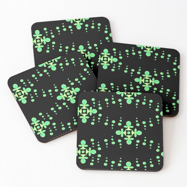 Item preview, Byzantine style Cross, Green on black background designed and sold by Alex  Blud.