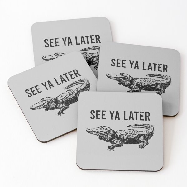 Item preview, See Ya Later - Alligator Funny Animal Pun designed and sold by zhilwahesani.