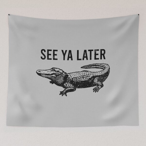 Item preview, See Ya Later - Alligator Funny Animal Pun designed and sold by zhilwahesani.