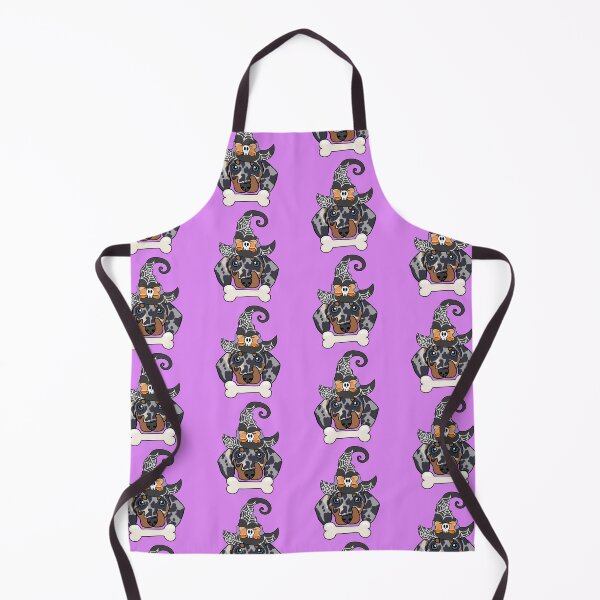 Item preview, Dachshund Dapple Dog with Witch Hat – Spooky & Cute Halloween Design designed and sold by MrsCreative1.