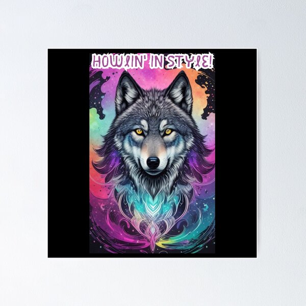 Item preview, Howlin' in style! designed and sold by Designfs.
