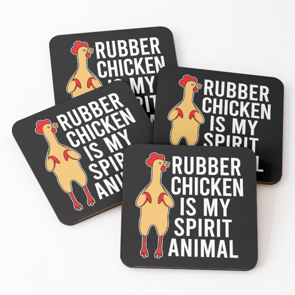 Item preview, Rubber Chicken Is My Spirit Animal designed and sold by zhilwahesani.