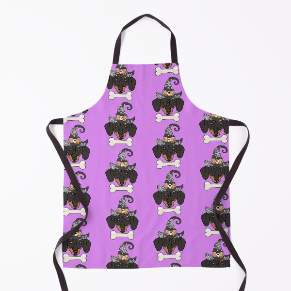 Item preview, Dachshund Dog with Witch Hat – Spooky & Cute Halloween Design designed and sold by MrsCreative1.
