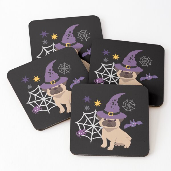 Item preview, Cute Pug Halloween designed and sold by AnulaArt.