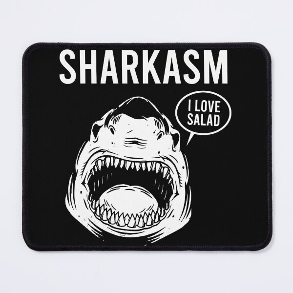 Item preview, Sharkasm I Love Salad - Funny Shark designed and sold by zhilwahesani.