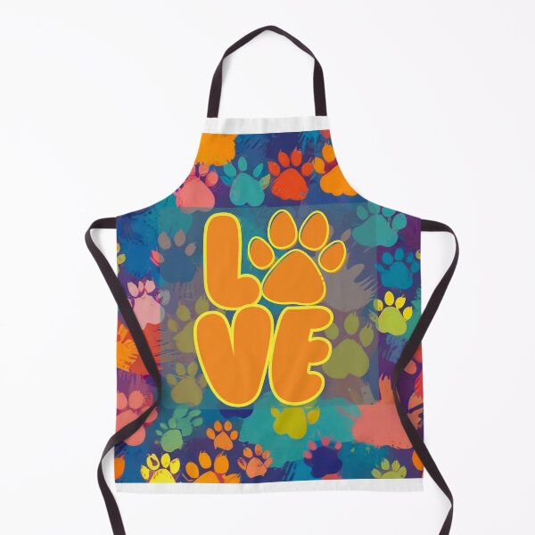 Item preview, Love Paw Watercolor Paw Print designed and sold by GeoArtDesign.