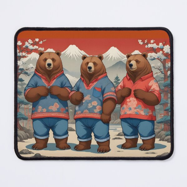 Item preview, Three Bears Vibin' designed and sold by ArtFactor-E.