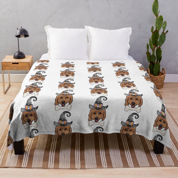 Artikelvorschau, Gekritzelhund mit Hexenhut – Gruseliges und süßes Halloween-Design entworfen und verkauft von MrsCreative1.