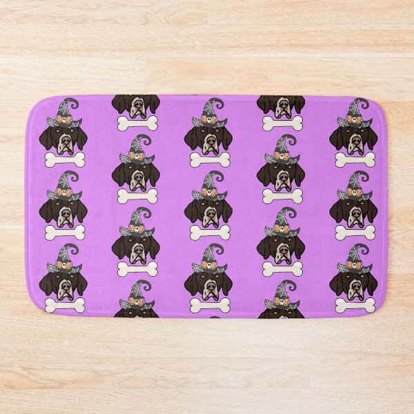 Item preview, English Pointer Dog with Witch Hat – Spooky & Cute Halloween Design designed and sold by MrsCreative1.