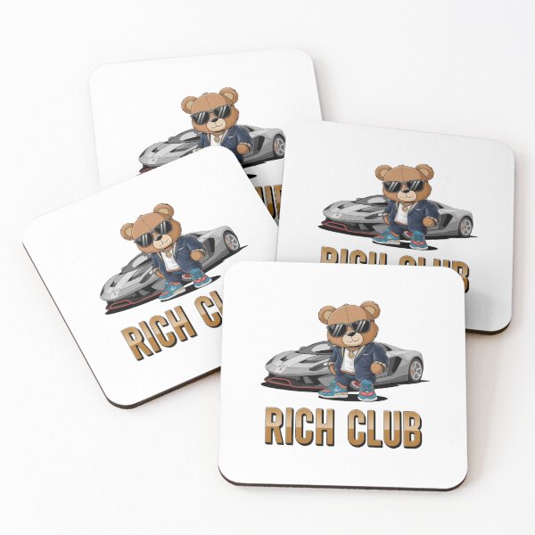 Item preview, Rich Club: Luxury Teddy Bear with Lambo - Style Meets Elegance designed and sold by Colorful-Garden.