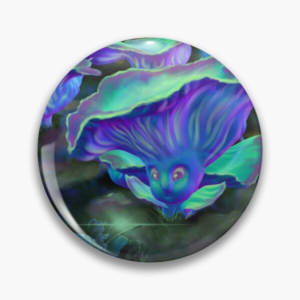 Item preview, Ghostly cute psychedelic mushroom designed and sold by SaskiaFranken.