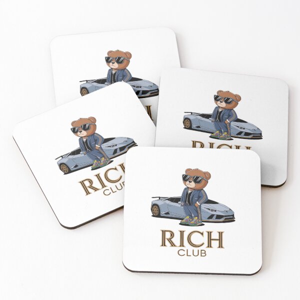 Item preview, Rich Club: Luxury Teddy Bear with Lambo - Style Meets Elegance designed and sold by Colorful-Garden.