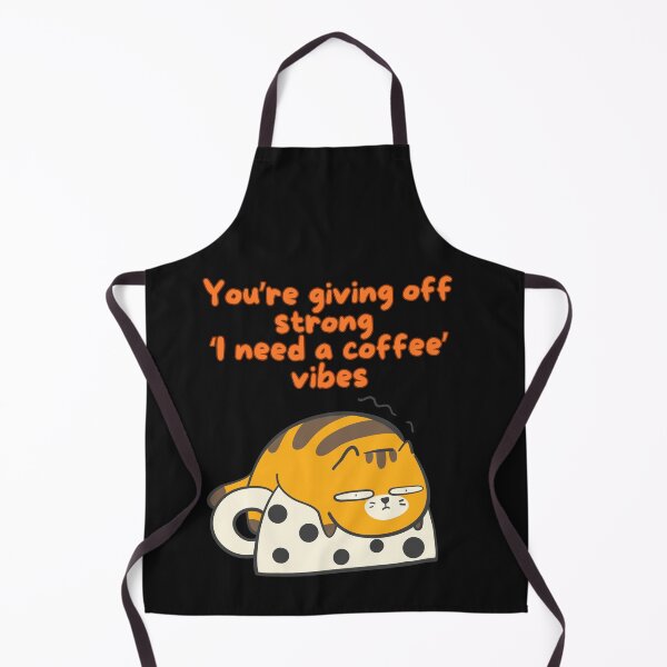 Item preview, You’re giving off strong ‘I need a coffee’ vibes... for Cat Lovers! designed and sold by Evie Gerontis.