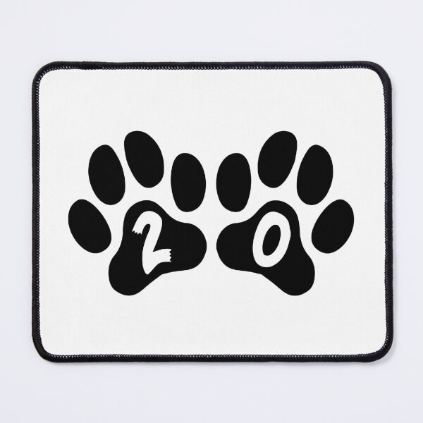 Item preview, Cat Paw Number 20 designed and sold by NumbersFort.