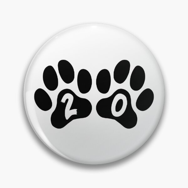 Item preview, Cat Paw Number 20 designed and sold by NumbersFort.