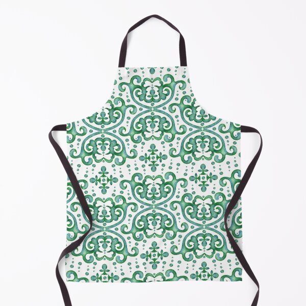 Item preview, Byzantine pattern, Green on white background designed and sold by Alex  Blud.