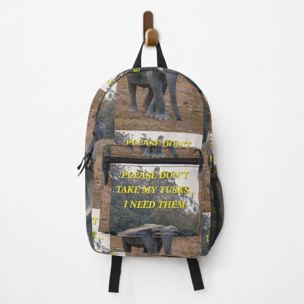 Item preview, PLEASE DON'T TAKE MY TUSKS...I NEED THEM designed and sold by dontcryimhere.