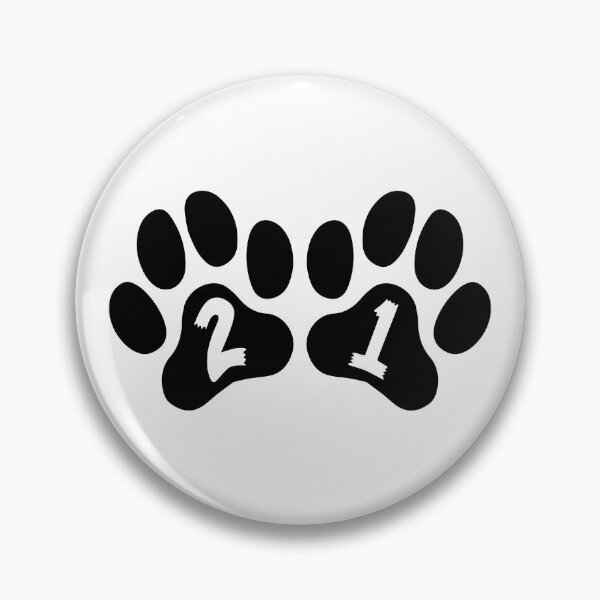 Item preview, Cat Paw Number 21 designed and sold by NumbersFort.