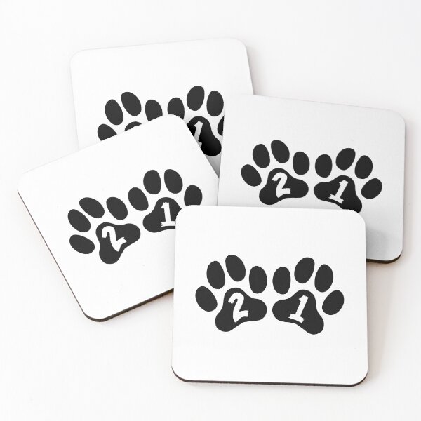 Item preview, Cat Paw Number 21 designed and sold by NumbersFort.