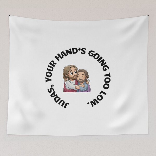 Item preview, Best Friends 2.0: Jesus and his buddy Judas boldly share their views. A provocative take on what tolerance for the LGBT community really means. A t-shirt for fans of irreverent humor. designed and sold by Zenithara.