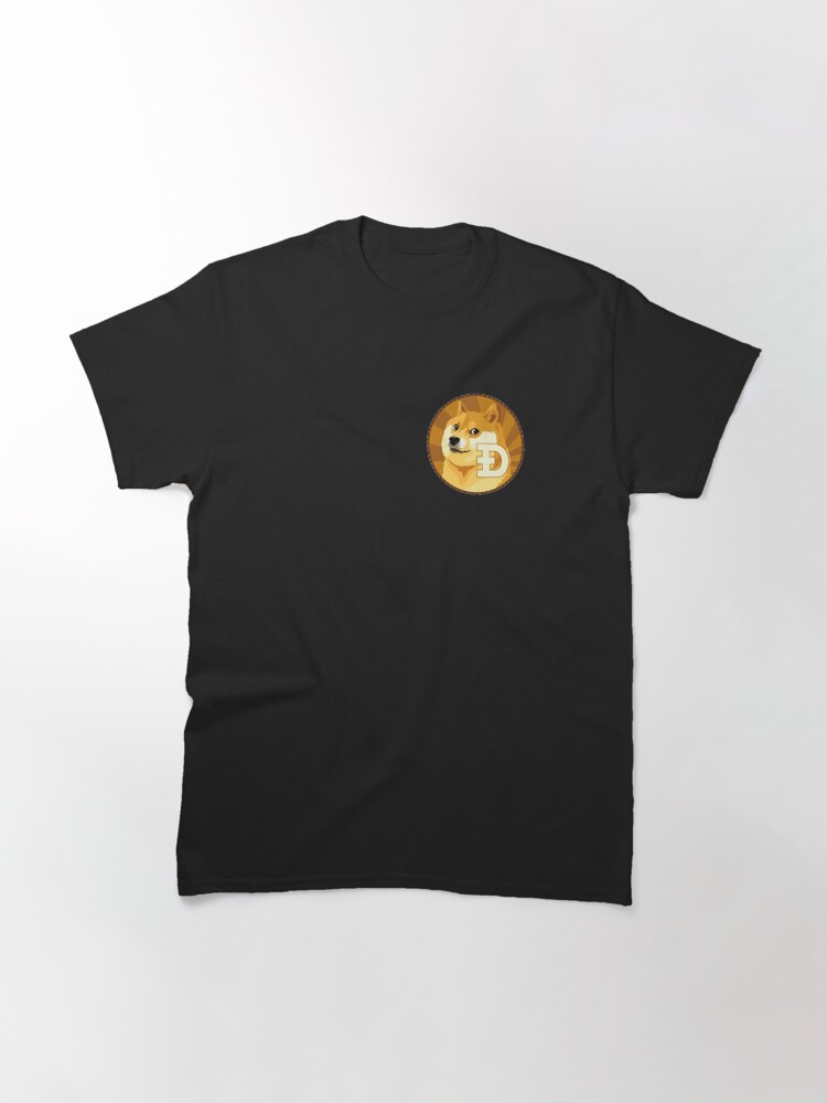 Alternate view of Dogecoin Logo Classic T-Shirt