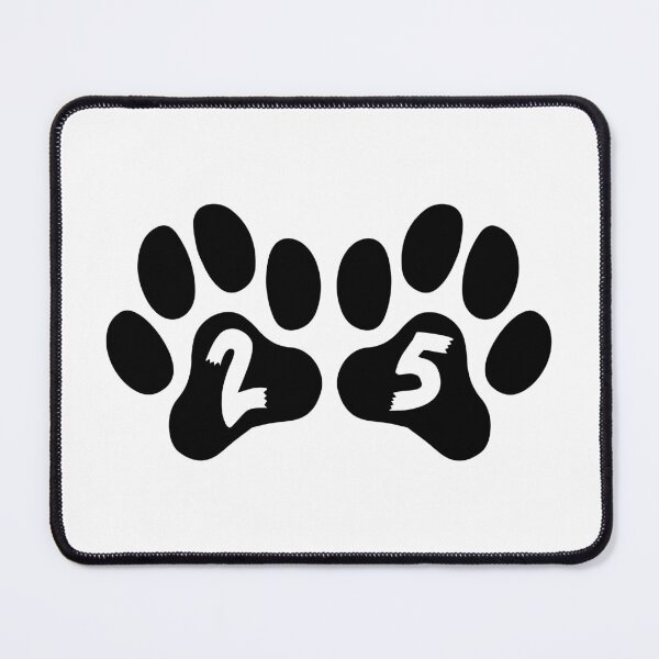 Item preview, Cat Paw Number 25 designed and sold by NumbersFort.
