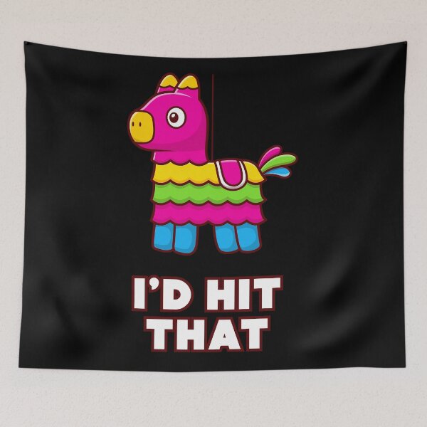 Item preview, I'd hit that - funny Mexican pinata - Cinco de mayo designed and sold by messy-nessie.