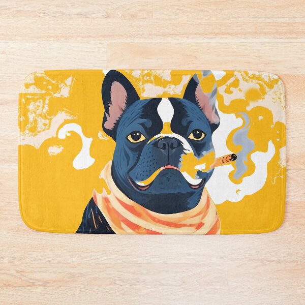 Item preview, Should I Over Explain Myself or Remain Misunderstood? | Bulldog Pets Funny Quote, Typography Poster Saying Phrase, Cute Quirky Whimsical Dog Animals Naive Illustration Art Print designed and sold by 83oranges.com.