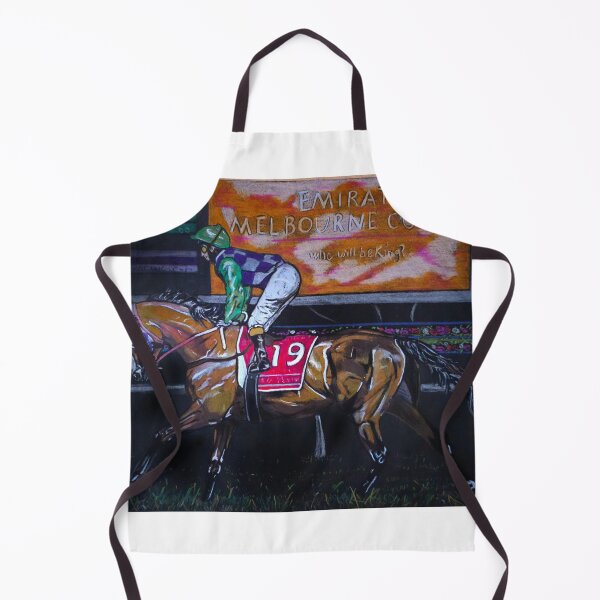 Item preview, Melbourne Cup winners 2015 Thoroughbred Horse Racehorse Fenale Jockey designed and sold by Renee Pallister-Cook.
