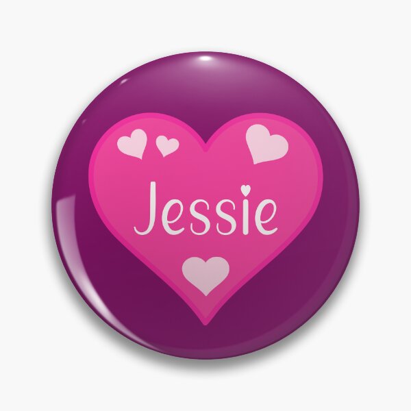 Artikelvorschau, Jessie Name Pink Heart  entworfen und verkauft von Jeallan Designs.