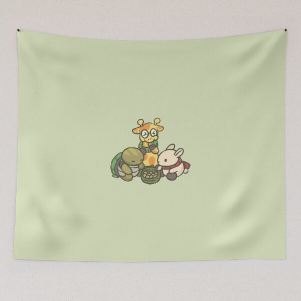 Item preview, Cozy games tsuki rabbit picnic with friends turtle and giraffe designed and sold by · GAMING SOUL ·.
