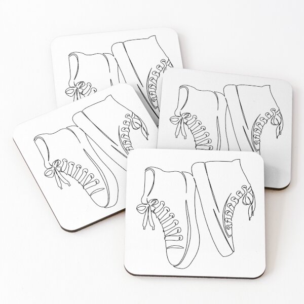 Item preview, Single drawing line art shoe, sneaker, footwear, sport, designed and sold by JSWDESIGNS.
