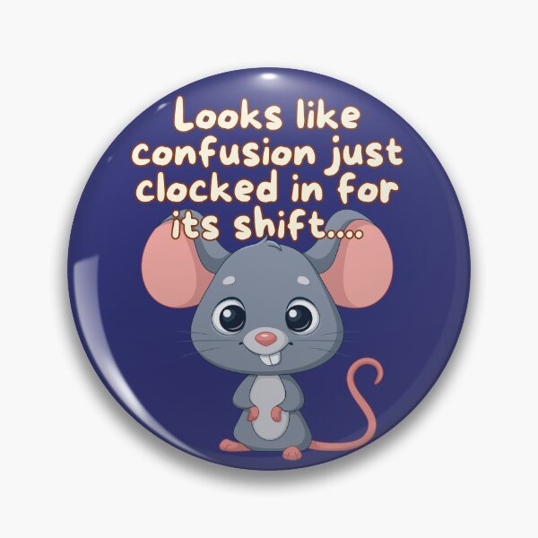 Item preview, Looks like confusion just clocked in for its shift... for animal lovers! designed and sold by Evie Gerontis.