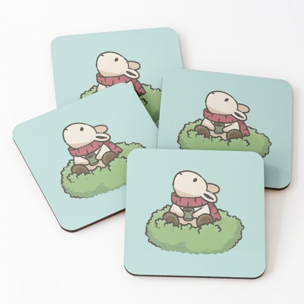 Item preview, Cozy games tsuki rabbit having a coffee chill looking at the sky cute adorable kawaii designed and sold by · GAMING SOUL ·.