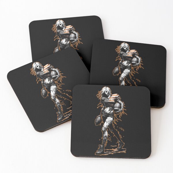 Item preview, Spooky Season Zombie American Football Player designed and sold by TomFrontierArt.