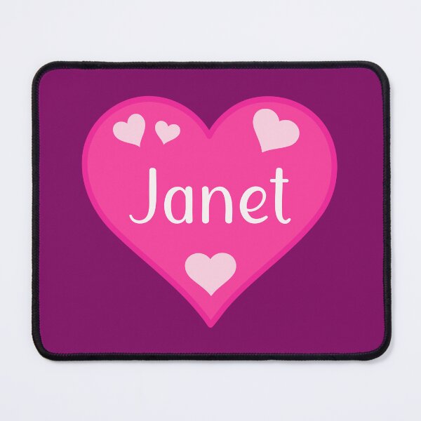 Item preview, Janet Name Pink Heart  designed and sold by Jeallan Designs.